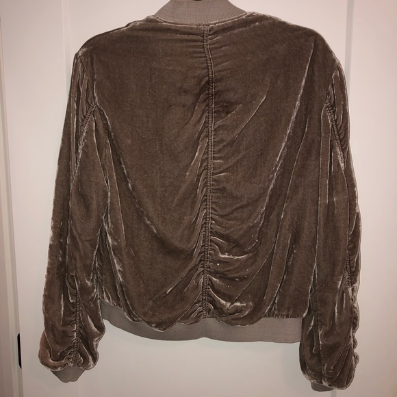 Free People Velvet Bomber - Picture 4 of 5